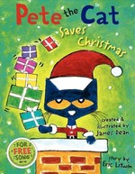 Book cover of PETE THE CAT - SAVES CHRISTMAS