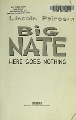 Book cover of BIG NATE HERE GOES NOTHING