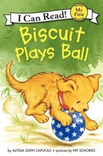 Book cover of BISCUIT PLAYS BALL