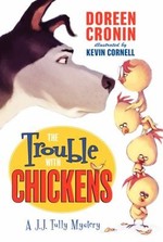 Book cover of TROUBLE WITH CHICKENS
