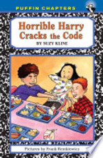 Book cover of HORRIBLE HARRY CRACKS THE CODE
