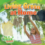 Book cover of LIVING GREEN AT HOME