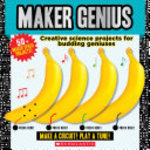 Book cover of MAKER GENIUS 50 HOME SCIENCE EXPERIMENTS
