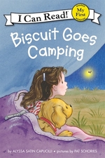 Book cover of BISCUIT GOES CAMPING