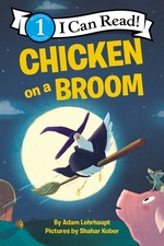 Book cover of CHICKEN ON A BROOM