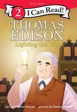 Book cover of THOMAS EDISON - LIGHTING THE WAY