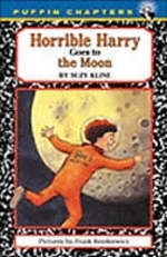 Book cover of HORRIBLE HARRY GOES TO THE MOON