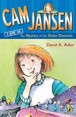 Book cover of CAM JANSEN 01 STOLEN DIAMONDS