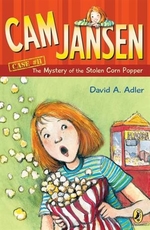 Book cover of CAM JANSEN 11 STOLEN CORN POPPER
