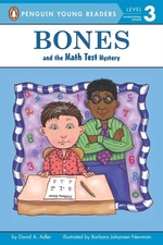 Book cover of BONES & THE MATH TEST MYSTERY