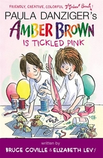 Book cover of AMBER BROWN 10 IS TICKLED PINK