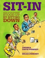 Book cover of SIT-IN HOW 4 FRIENDS STOOD UP BY SITTING