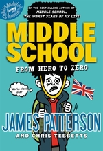 Book cover of MIDDLE SCHOOL 10 FROM HERO TO ZERO