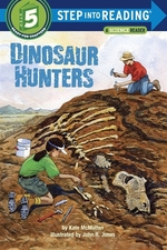Book cover of DINOSAUR HUNTERS - STEP 5