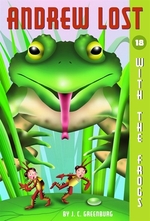 Book cover of ANDREW LOST 18 WITH THE FROGS