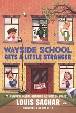 Book cover of WAYSIDE SCHOOL GETS A LITTLE STRANGER