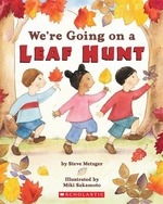 Book cover of WE'RE GOING ON A LEAF HUNT