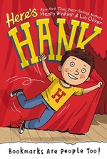 Book cover of HERE'S HANK 01 BOOKMARKS ARE PEOPLE TOO