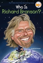 Book cover of WHO IS RICHARD BRANSON