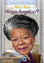 Book cover of WHO WAS MAYA ANGELOU