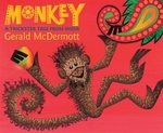 Book cover of MONKEY - A TRICKSTER TALE FROM INDIA