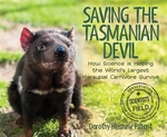 Book cover of SAVING THE TASMANIAN DEVIL