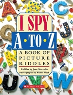 Book cover of I SPY A TO Z - BOOK OF PICTURE RIDDLES