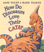 Book cover of HOW DO DINOSAURS LOVE THEIR CATS