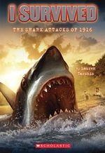 Book cover of I SURVIVED 02 SHARK ATTACKS OF 1916