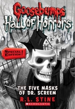 Book cover of GOOSEBUMPS HALL OF HORRORS 03 5 MASKS OF