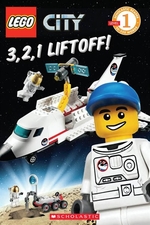 Book cover of LEGO CITY ADVENTURES 3 2 1 LIFTOFF