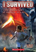 Book cover of I SURVIVED 10 DESTRUCTION OF POMPEII AD