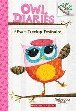 Book cover of OWL DIARIES 01 EVA'S TREETOP FESTIVAL