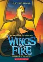 Book cover of WINGS OF FIRE 10 DARKNESS OF DRAGONS
