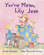 Book cover of YOU'RE MEAN LILY JEAN