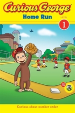 Book cover of CURIOUS GEORGE HOME RUN