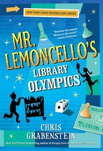 Book cover of MR LEMONCELLO 02 LIBRARY OLYMPICS
