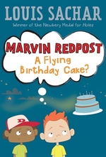 Book cover of MARVIN REDPOST A FLYING BIRTHDAY CAKE