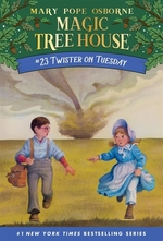 Book cover of MAGIC TREE HOUSE 23 TWISTER ON TUESDAY