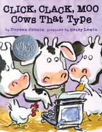 Book cover of CLICK CLACK MOO COWS THAT TYPE