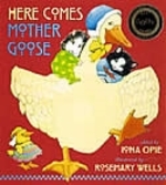Book cover of HERE COMES MOTHER GOOSE