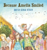 Book cover of BECAUSE AMELIA SMILED