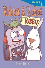 Book cover of RABBIT & ROBOT & RIBBIT