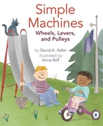Book cover of SIMPLE MACHINES WHEELS LEVERS & PULLEY
