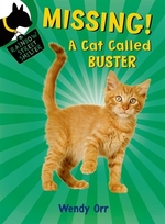 Book cover of MISSING A CAT CALLED BUSTER