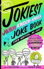 Book cover of JOKIEST JOKING KNOCK-KNOCK JOKE BOOK EVE