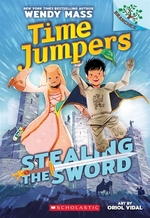 Book cover of TIME JUMPERS 01 STEALING THE SWORD