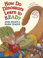 Book cover of HOW DO DINOSAURS LEARN TO READ