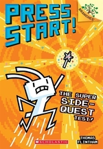 Book cover of PRESS START 06 THE SUPER SIDE-QUEST TEST