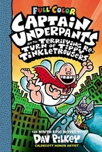 Book cover of CAPTAIN UNDERPANTS 09 TERRIFYING RETURN